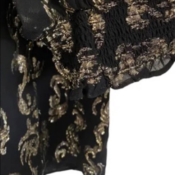 NWT LILLY PULITZER Angelika Ruffle Chiffon Blouse - Picture 4 of 6